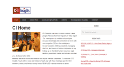 Desktop Screenshot of ceoinsights.org